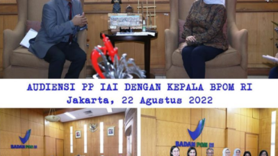 AUDIENSI IAI DENGAN KEPALA BPOM RI