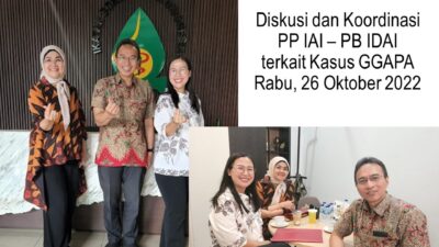 DISKUSI IAI-IDAI BAHAS KOORDINASI UNTUK PENANGANAN GGAPA