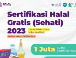 1 Juta Kuota Sertifikasi Halal Gratis 2023 Dibuka 14 1 Juta Kuota Sertifikasi Halal Gratis 2023 Dibuka