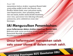 Apoteker Tolak Masuk Kedalam Golongan Penunjang Non Medis