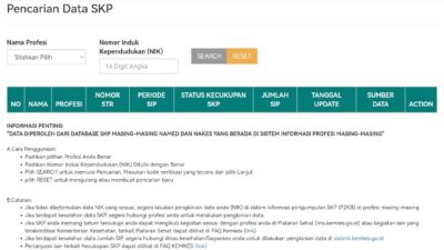 Verifikasi Kecukupan SKP: Situs Baru Kemenkes Pasca UU Kesehatan