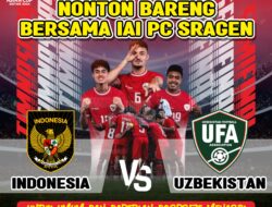 Semifinal Nonton Bareng Timnas U23 Bersama PC IAI Sragen di FunHouse Resto