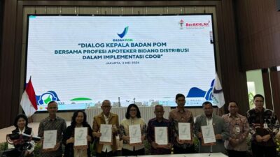 Kepala BPOM Mengingatkan Di Jalur Distribusi Apoteker Penanggungjawab Harus Bekerja Purna Waktu