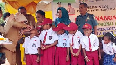 Pekan Imunisasi Nasional Polio di Papua Barat Daya Menyusul KLB Polio di Sejumlah Daerah