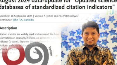 Prof. Firzan Nainu, S.Si., M.Biomed.Sc., Ph.D., Apt., Ketua PSFI, Masuk Daftar Ilmuwan Paling Berpengaruh Dunia 2024!