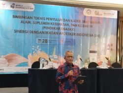 Apoteker Hadapi Tantangan Kesehatan Global: PP IAI dan BPOM Selenggarakan Bimtek Pendekar OBASKK pada World Pharmacist Day 2024