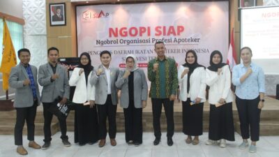Ngopi Siap Perkenalkan IAI dan Profesi Pada Apoteker Angkatan X Universitas Halu Oleo