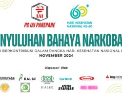 Peringati HKN ke-60, PC IAI Pare-Pare Edukasi Bahaya Narkoba di Sekolah dan Kampus