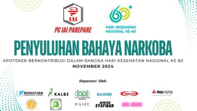 Peringati HKN ke-60, PC IAI Pare-Pare Edukasi Bahaya Narkoba di Sekolah dan Kampus