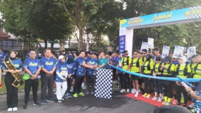 Apoteker Sumatera Selatan Peringati  WPD 2024 dengan Fun Run, ‘Olahraga Seru, Kebersamaan Terjalin’