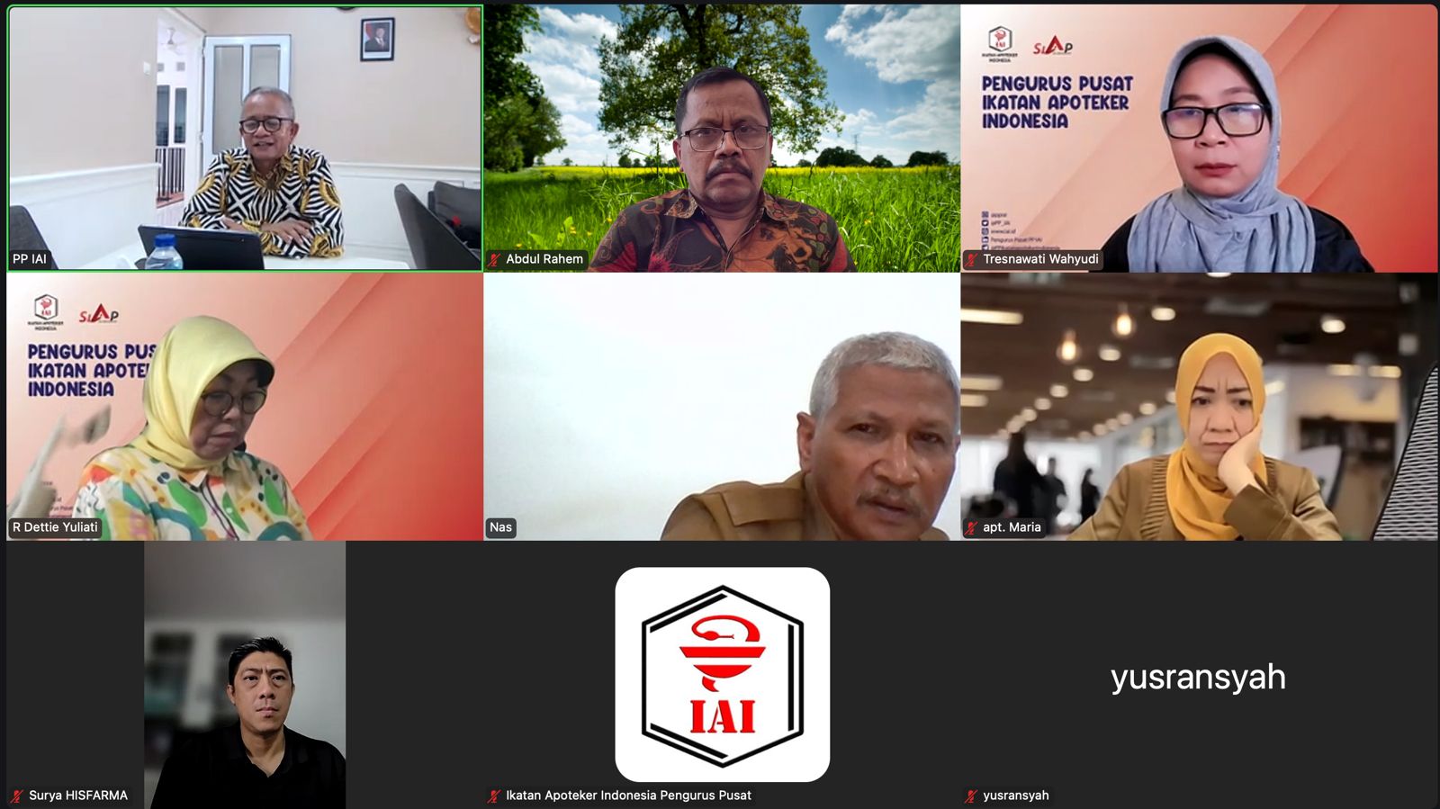 Pengurus Harian PP IAI membahas Apotek Desa