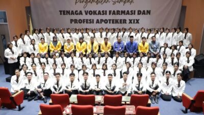 Fakultas Farmasi Universitas Mulawarman, Ambil Sumpah Profesi Apoteker XIX dan Tenaga Vokasi Farmasi