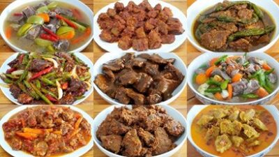 Aneka olahan daging kurban yang menggugah selera