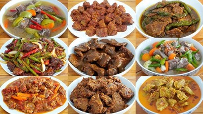 Aneka olahan daging kurban yang menggugah selera