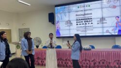 Mahasiswa Farmasi Stiksam Gelar Penyuluhan Bahaya Narkoba di SMP Negeri 1 Tenggarong