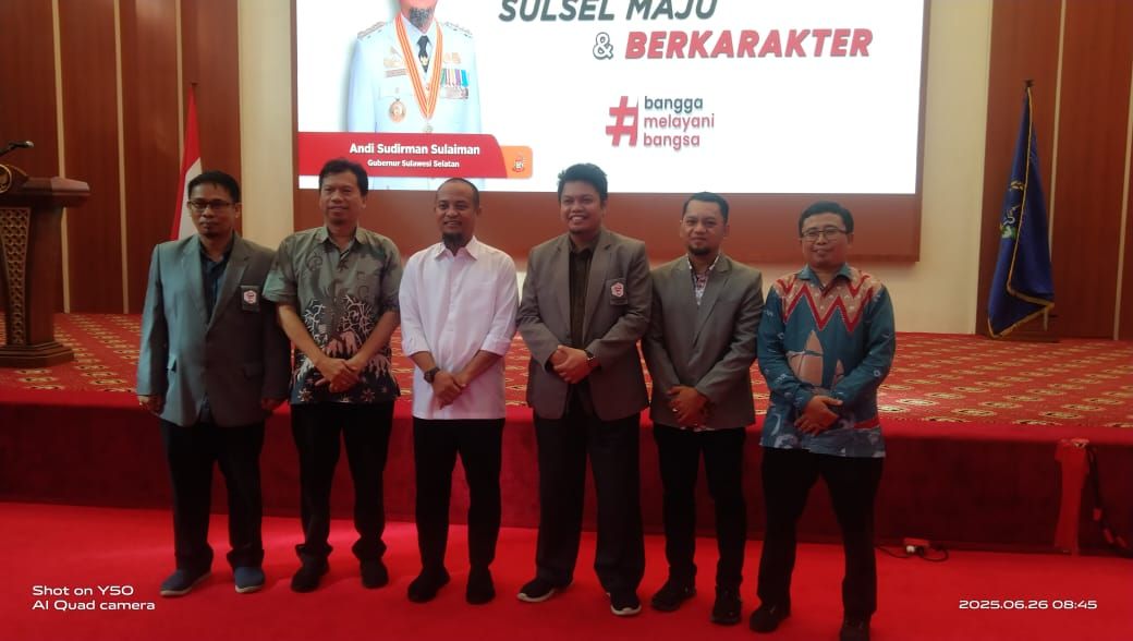 Panitia rakernas dan PIT IAI 2025 bertemu Gubernur Sulawesi Selatan Andi Sudirman Sulaiman 1