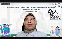Sambutan Deputi Bidang Penawasan Pangan Olahan BPOM Bimtek Pangan Aman 1