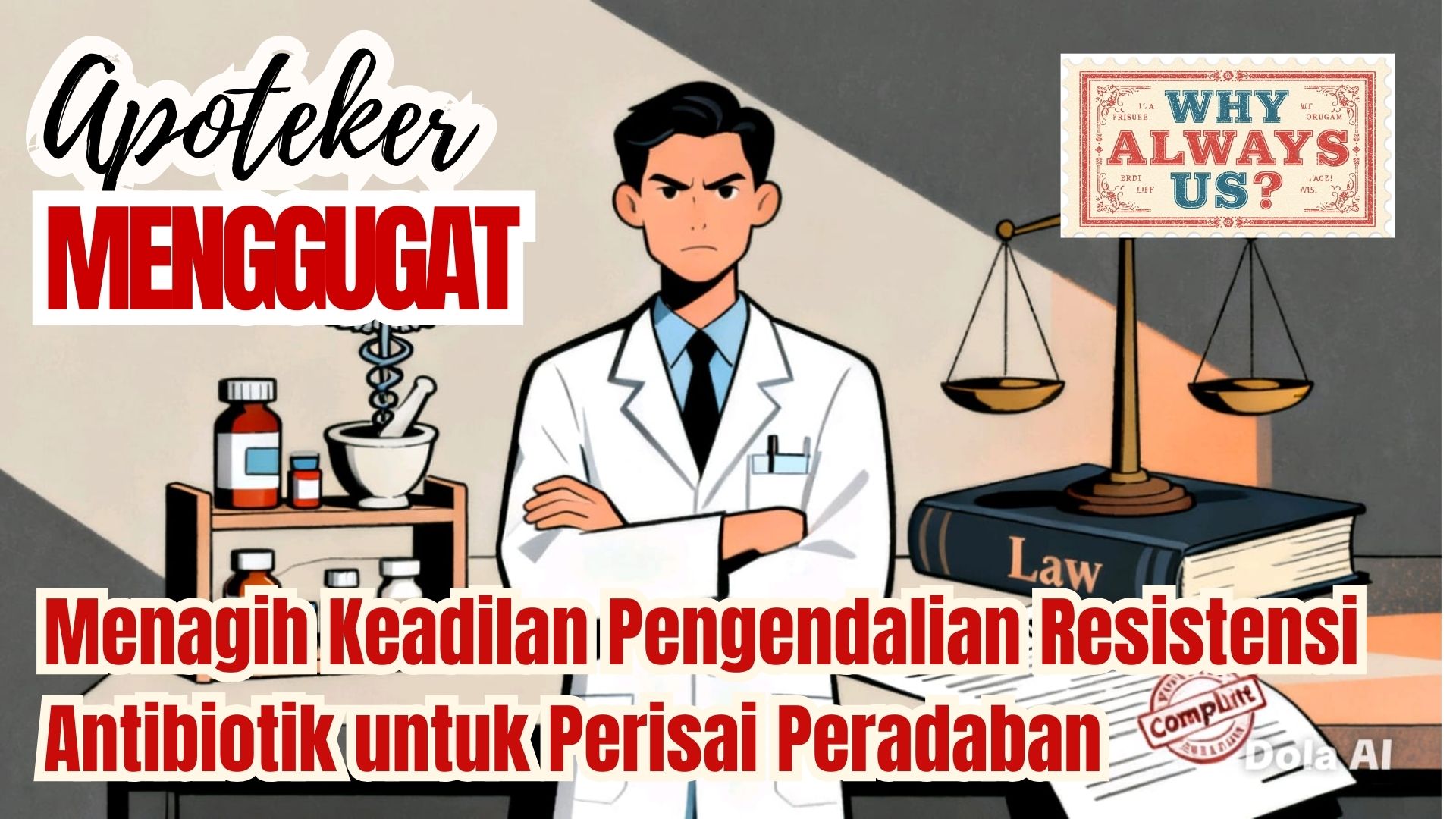 Apoteker Menggugat: Menagih Keadilan Pengendalian Resistensi Antibiotik untuk Perisai Peradaban