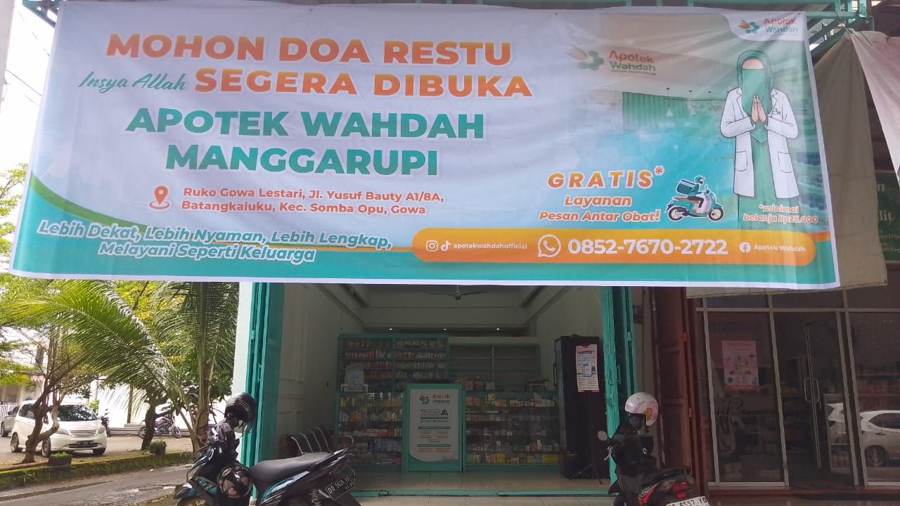 Buka Cabang Pertama di Gowa, Apotek Wahdah Hadirkan Pelayanan Kesehatan Amanah dan Profesional