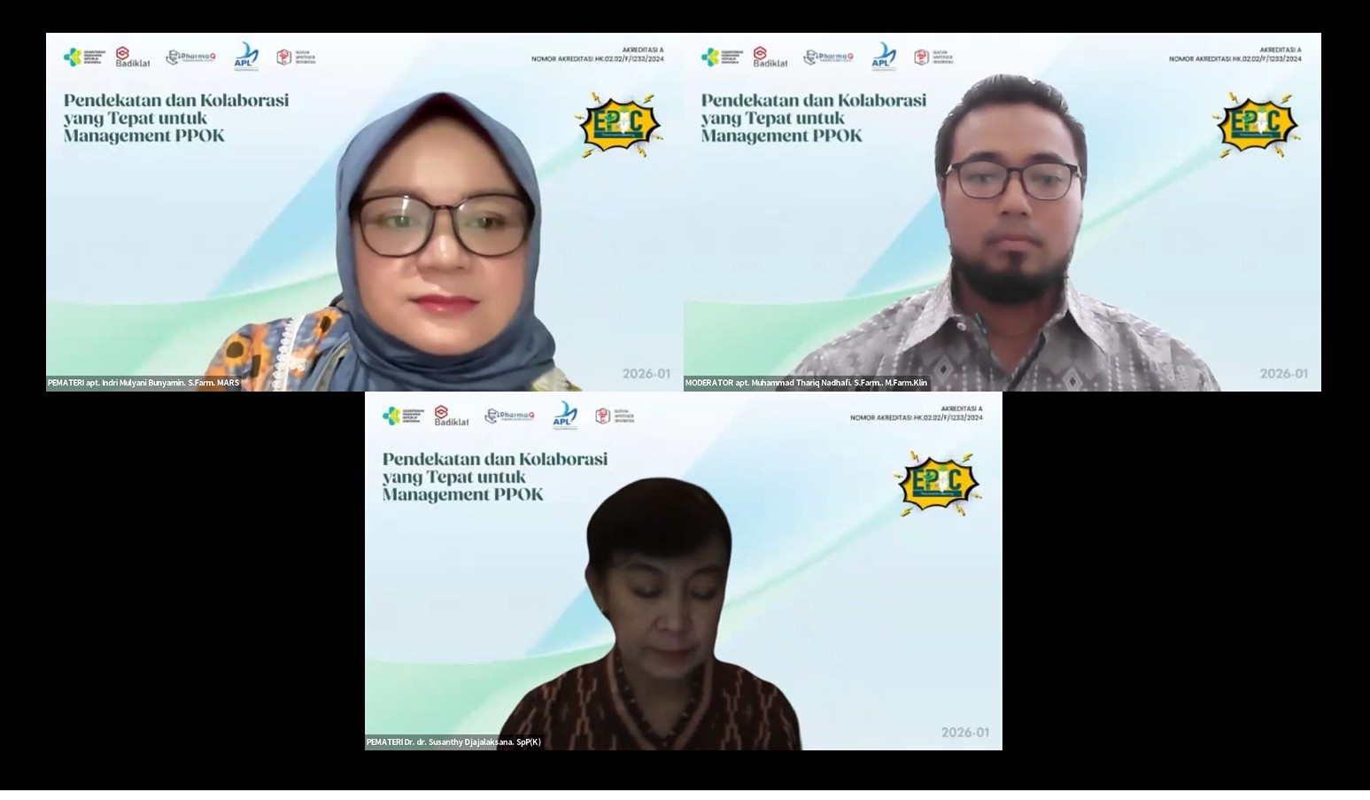 Diikuti Lebih dari 700 Peserta, EPIC Webinar Series Bahas Manajemen PPOK