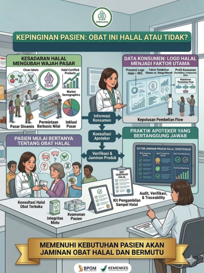 Ketika Pasien Mulai Bertanya: Obat Ini Halal atau Tidak?