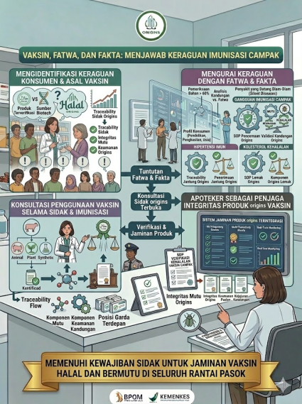 Vaksin, Fatwa, dan Fakta: Peran Strategis Apoteker Menjawab Keraguan Imunisasi Campak di Indonesia