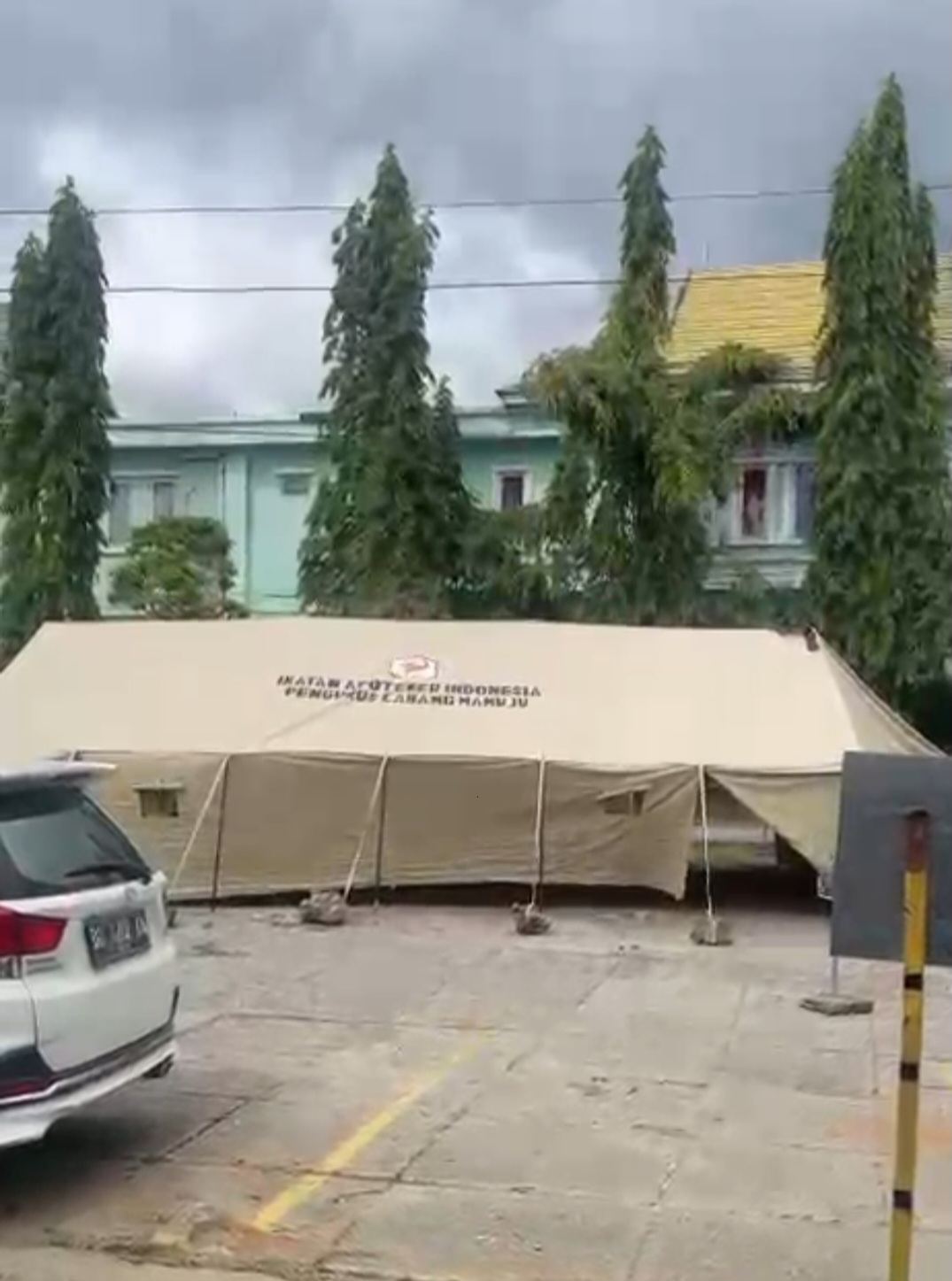 Gempa Palu Terasa Hingga Mamuju, IAI Mamuju Bergerak Cepat Dirikan Tenda Evakuasi