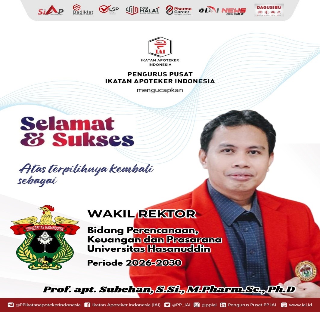 Sang Apoteker Kembali ke Rektorat: Jejak Inspiratif Prof. Subehan Mengemban Amanah sebagai Wakil Rektor II Unhas