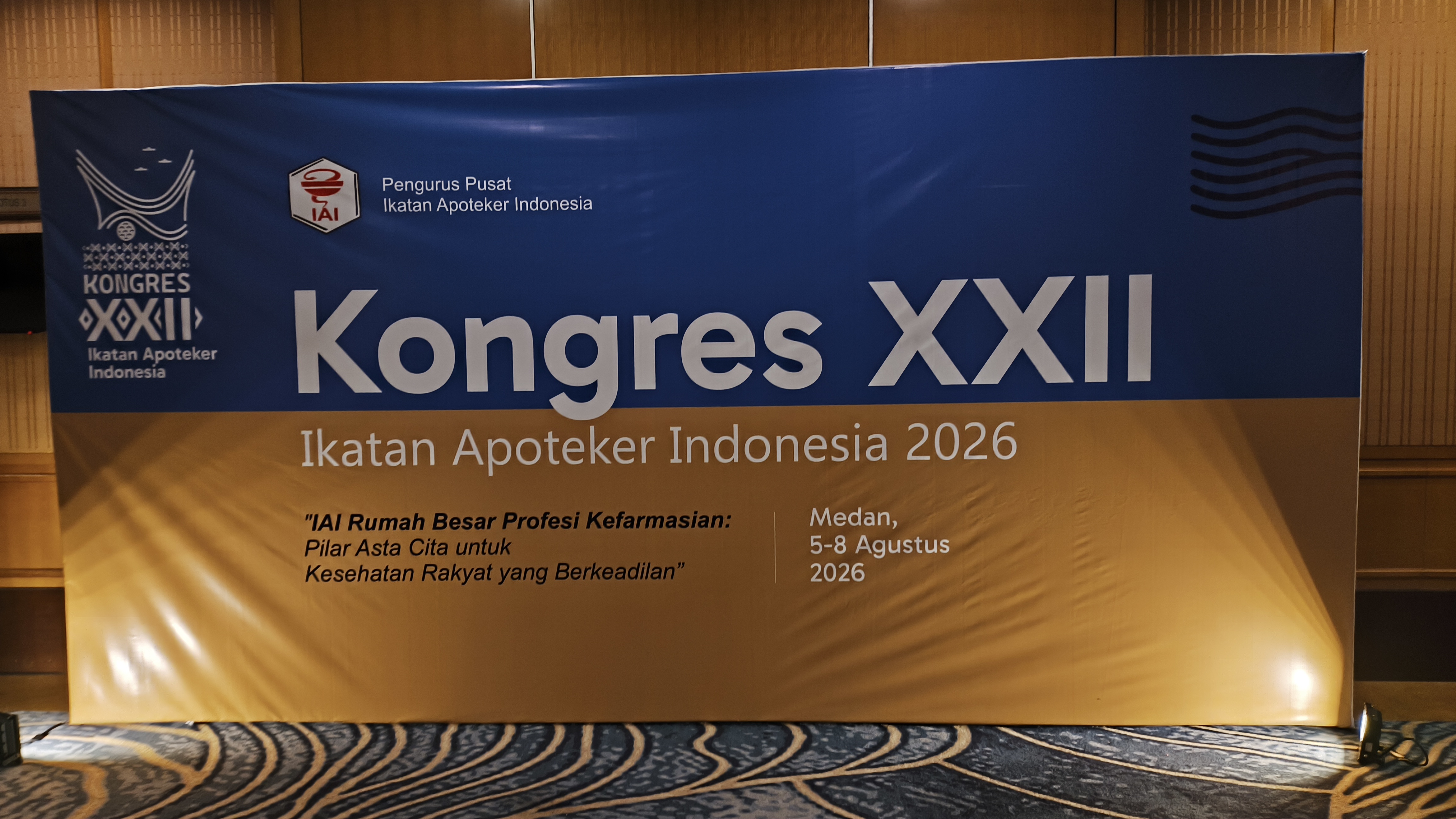 Kongres XXII IAI 2026 Resmi Dimulai di Medan, Tonggak Penentu Arah Profesi Apoteker Indonesia