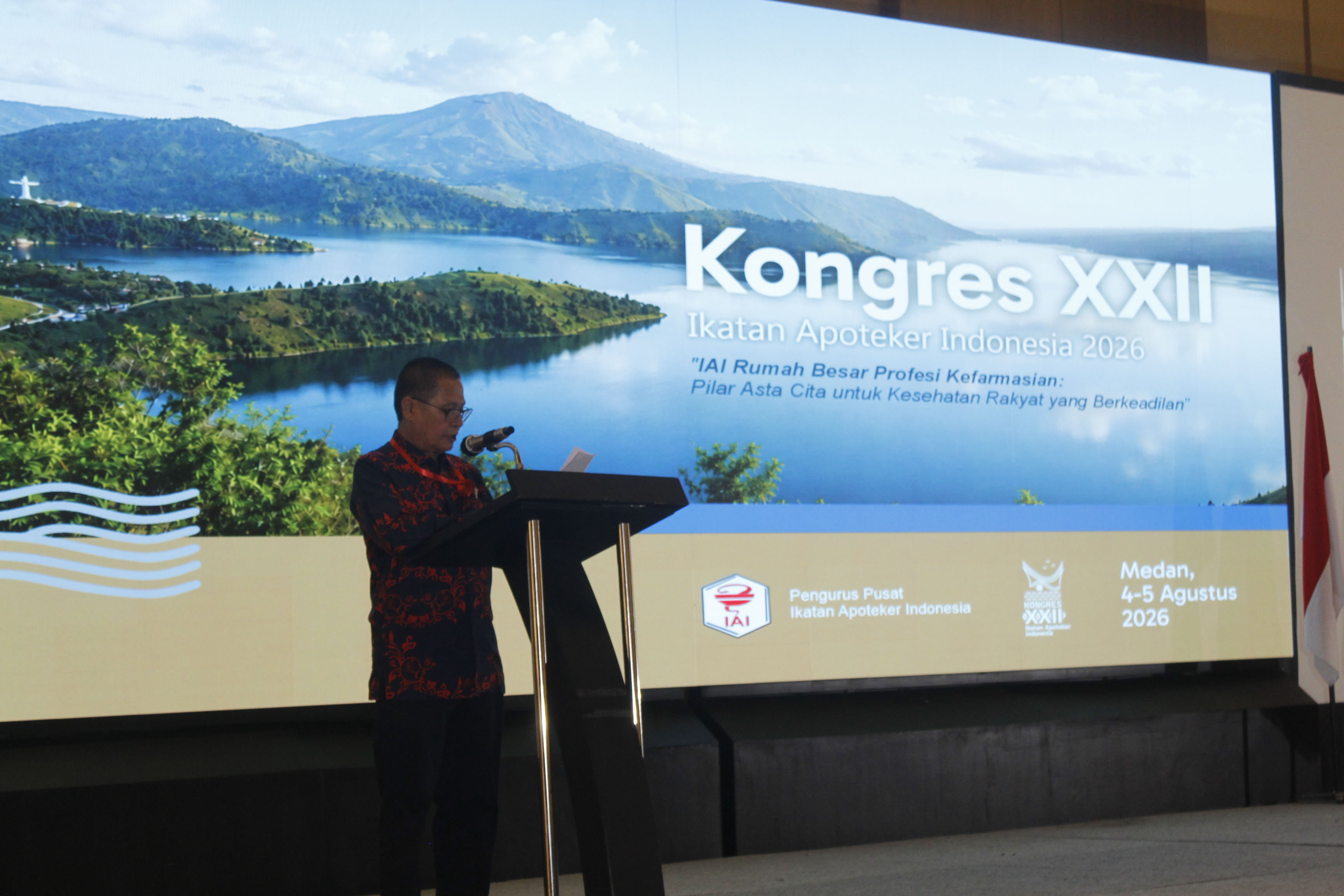 Pembukaan Kongres XXII IAI di Medan, Ketua PD IAI Sumut: Mari Bersatu Membangun Organisasi dengan Semangat Kekeluargaan